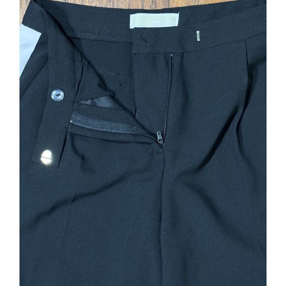 Michael Michael Kors Size XS Womens Wide-Leg Cropped Pants White Side Stripes - Picture 6 of 7